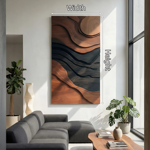 Modern Abstract 3D Wall Art For Bedroom Accent