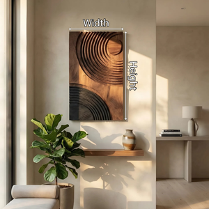 Modern Abstract Wall Art Panel For Dining Room Display