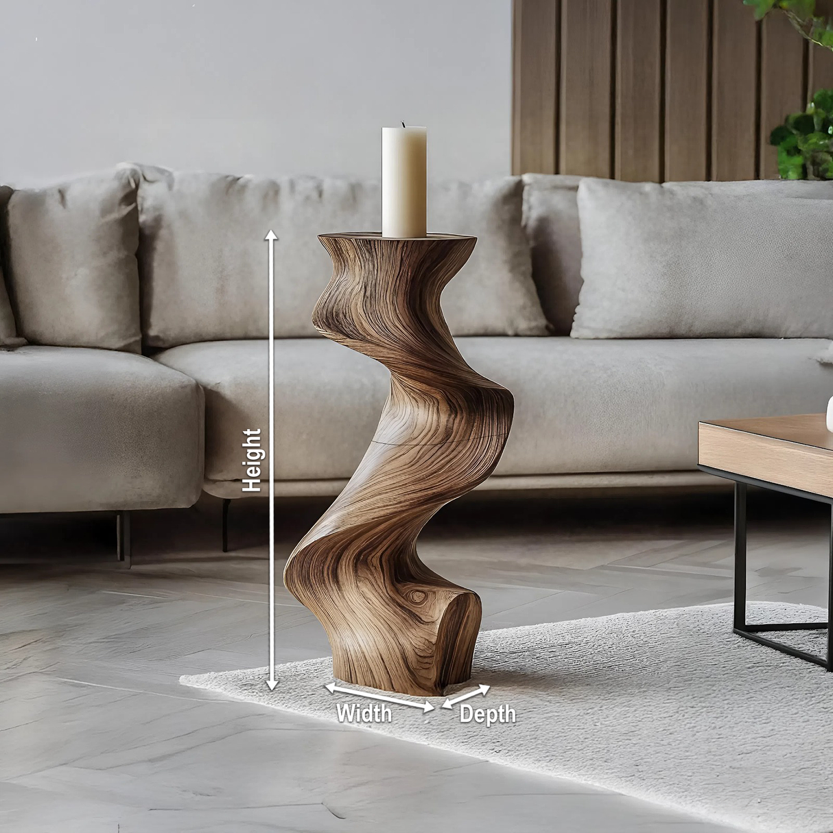 Farmhouse Candle Holder For Outdoor Garden Table Decor