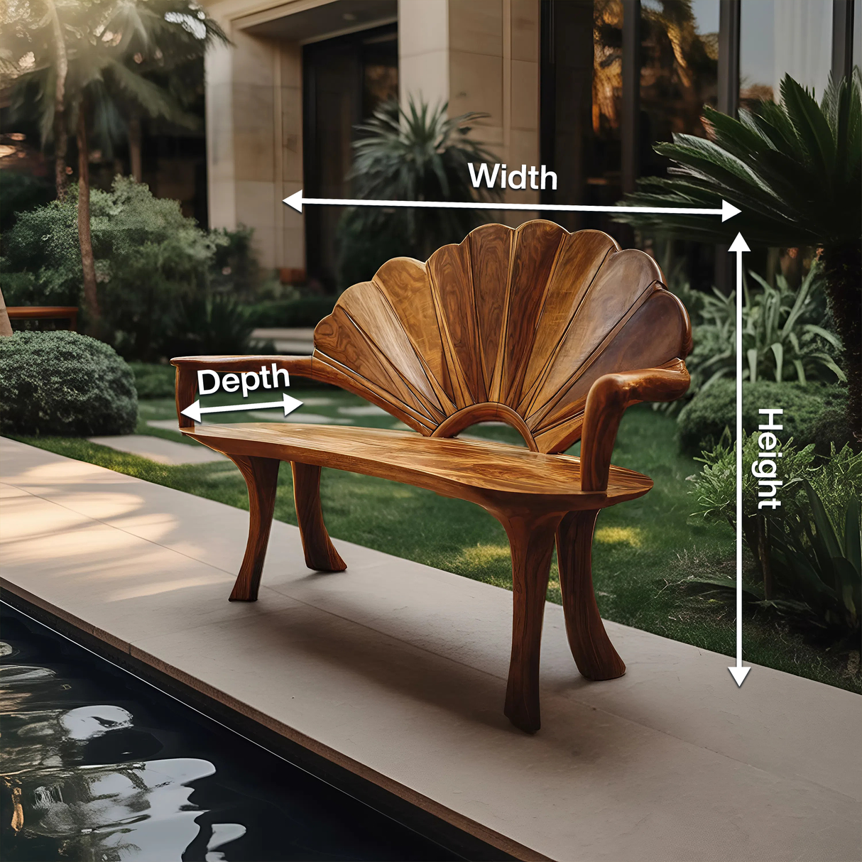 Handmade Live Edge Bench For Entryway Seating Furniture