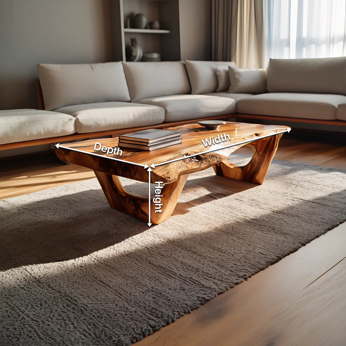 Organic Centerpiece Coffee Table For Home Decor