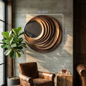 Minimalist Sculptural Wall Sculpture For Bedroom Display