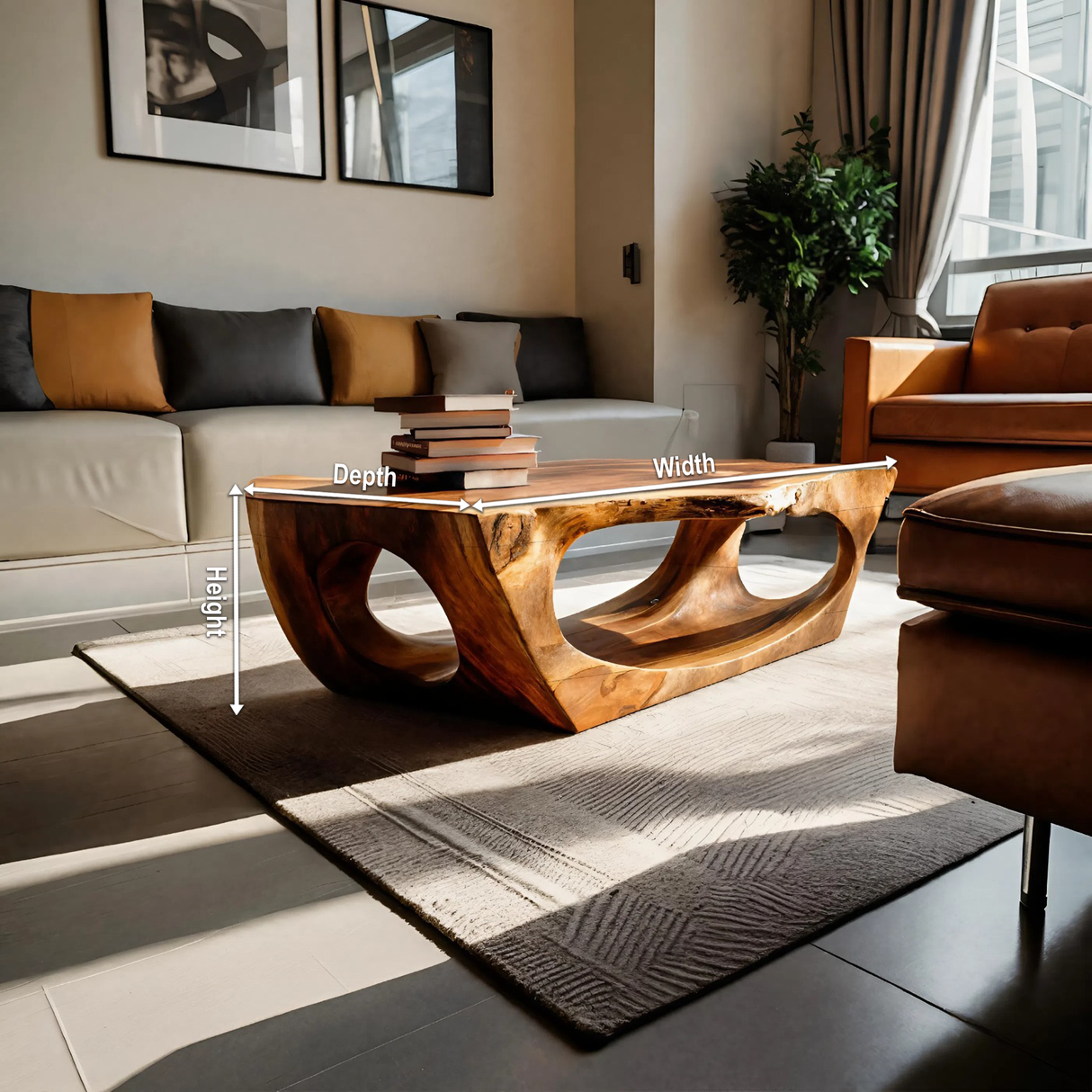Contemporary Sculpture Coffee Table For Modern Home