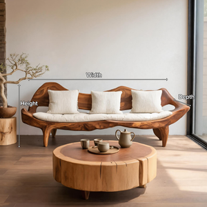 Modern Sofa With Sculptural Frame For Living Room Or Lounge