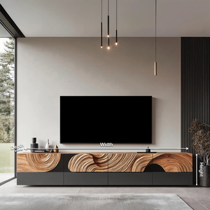 Farmhouse TV Cabinet For Living Room Furniture