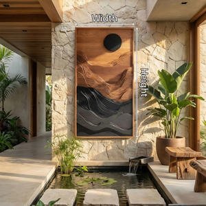 Mid Century Abstract Wall Sculpture For Living Room Accent