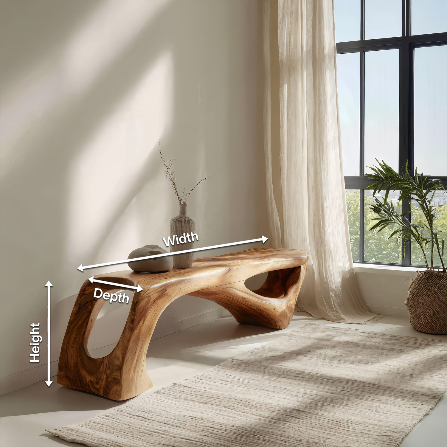 Modern Bench For Entryway Interior