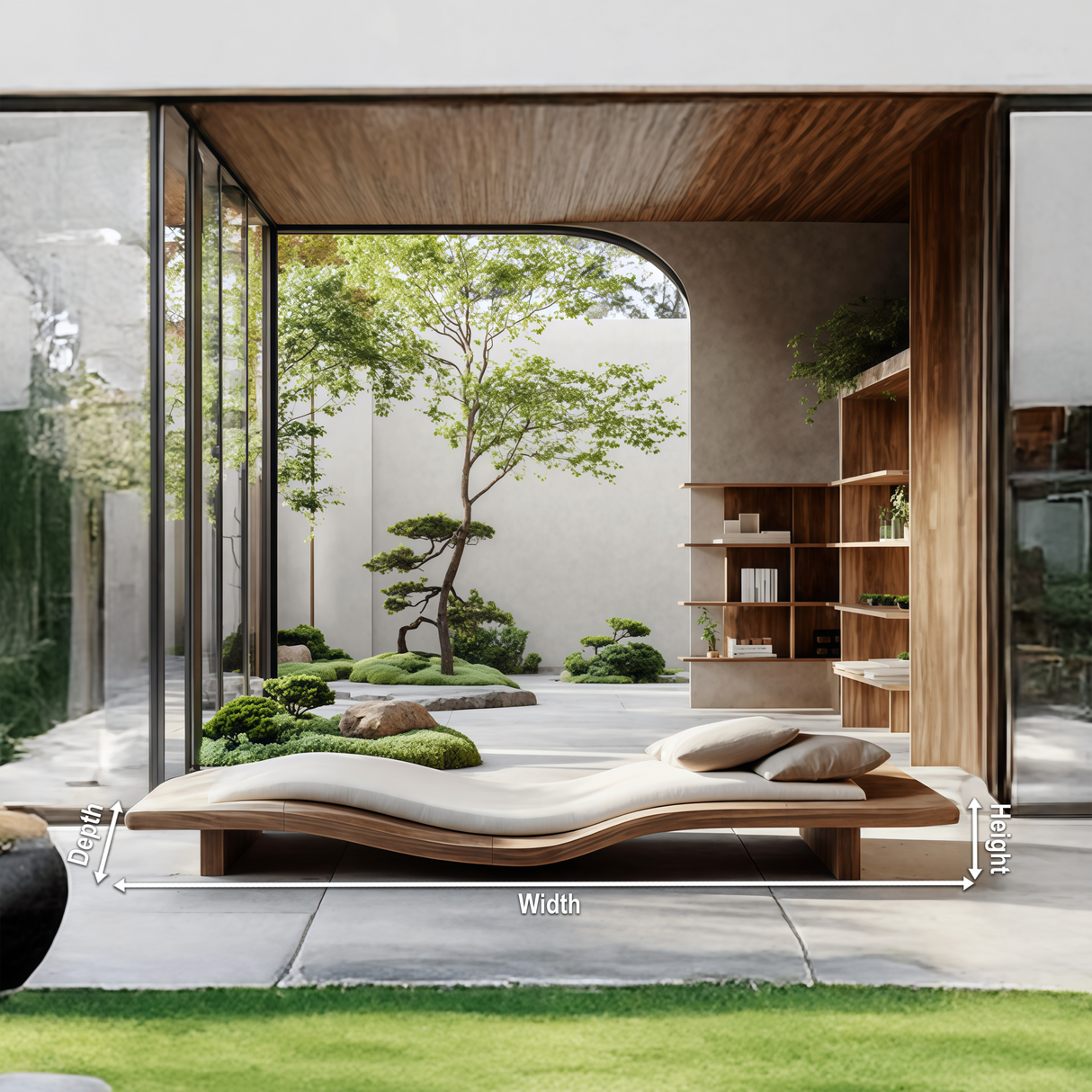 Rustic Farmhouse Wooden Daybed For Entryway Furniture Decoration