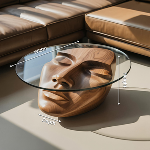 Modern Artistic Face Coffee Table For Contemporary Living Room