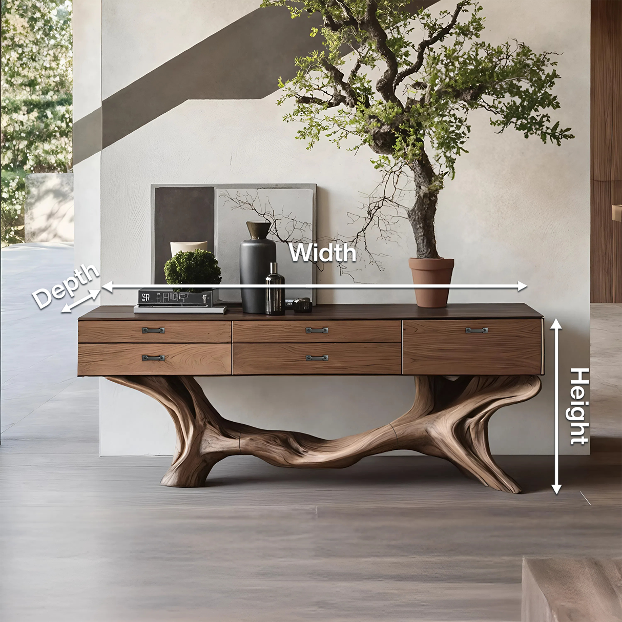 Farmhouse Live Edge Entryway Table For Bedroom Cozy Decor Ideas