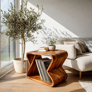 Modern Wooden Side Table For Stylish Living Room