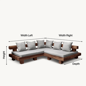 Minimalist Outdoor Sofa Set For Patio Garden And Poolside
