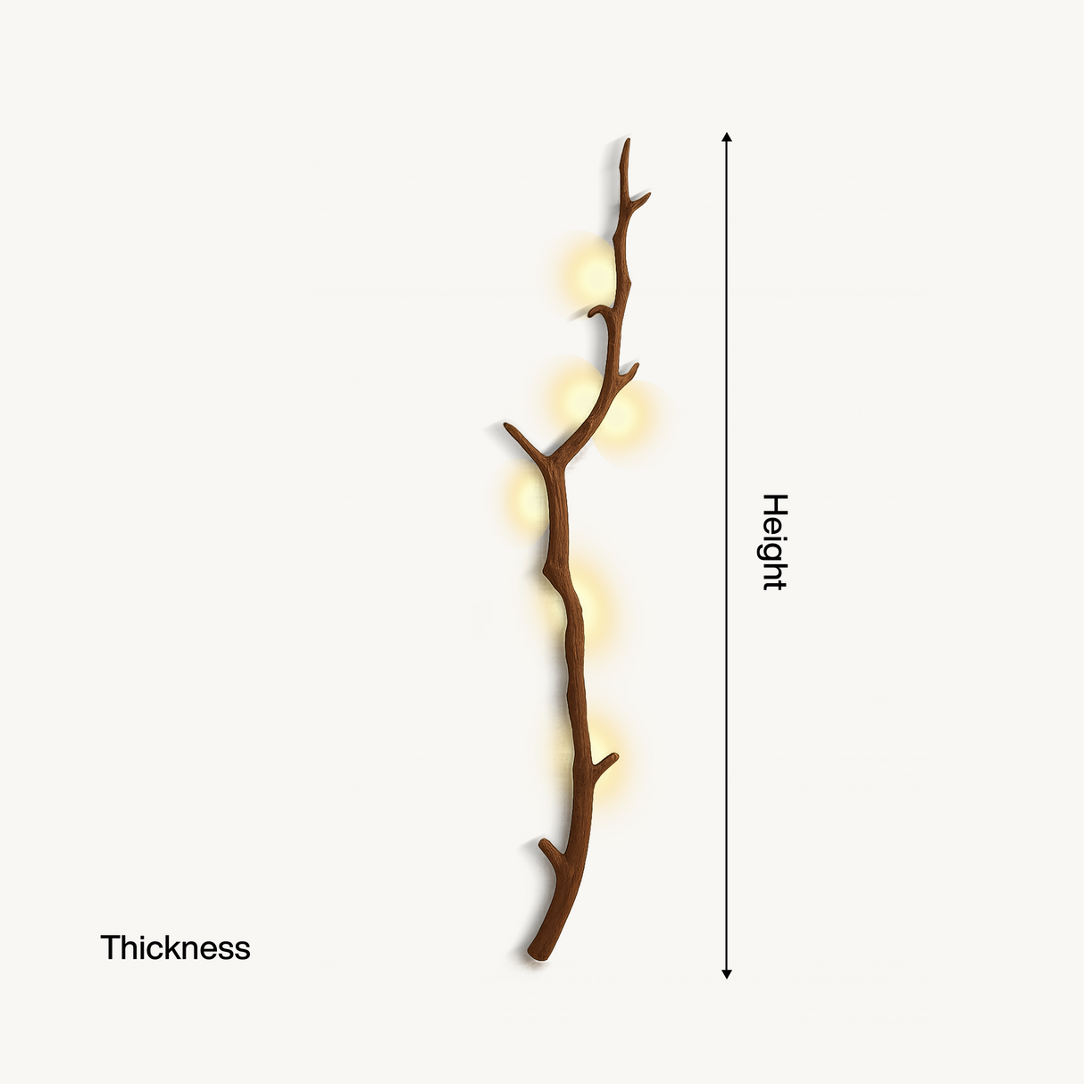 Minimalist Branch Wall Light For Hallway Or Living Room