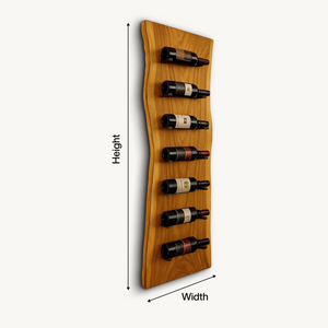 Contemporary Wall Mounted Wine Rack For Dining Room