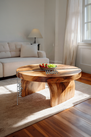 Handcrafted Solid Wood Coffee Table For Living Roomdecor And Home Decor
