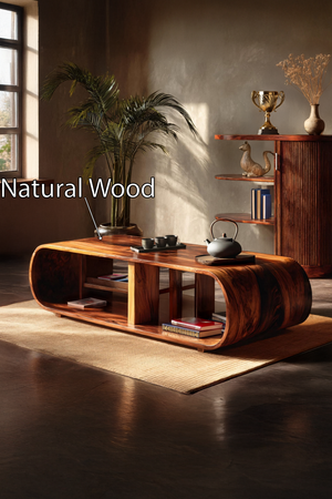 Farmhouse Wooden Live Edge Low Table For Entryway Design And Decor