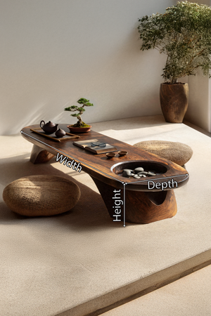 Handcrafted Wooden Live Edge Coffee Table For Living Roomdecor
