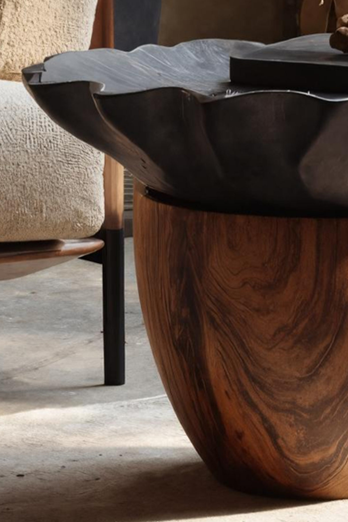 Mid Century Wooden Side Table For Modern Lounge Decor