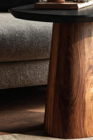 Mid Century Solid Wood End Table For Modern Bedroom Style