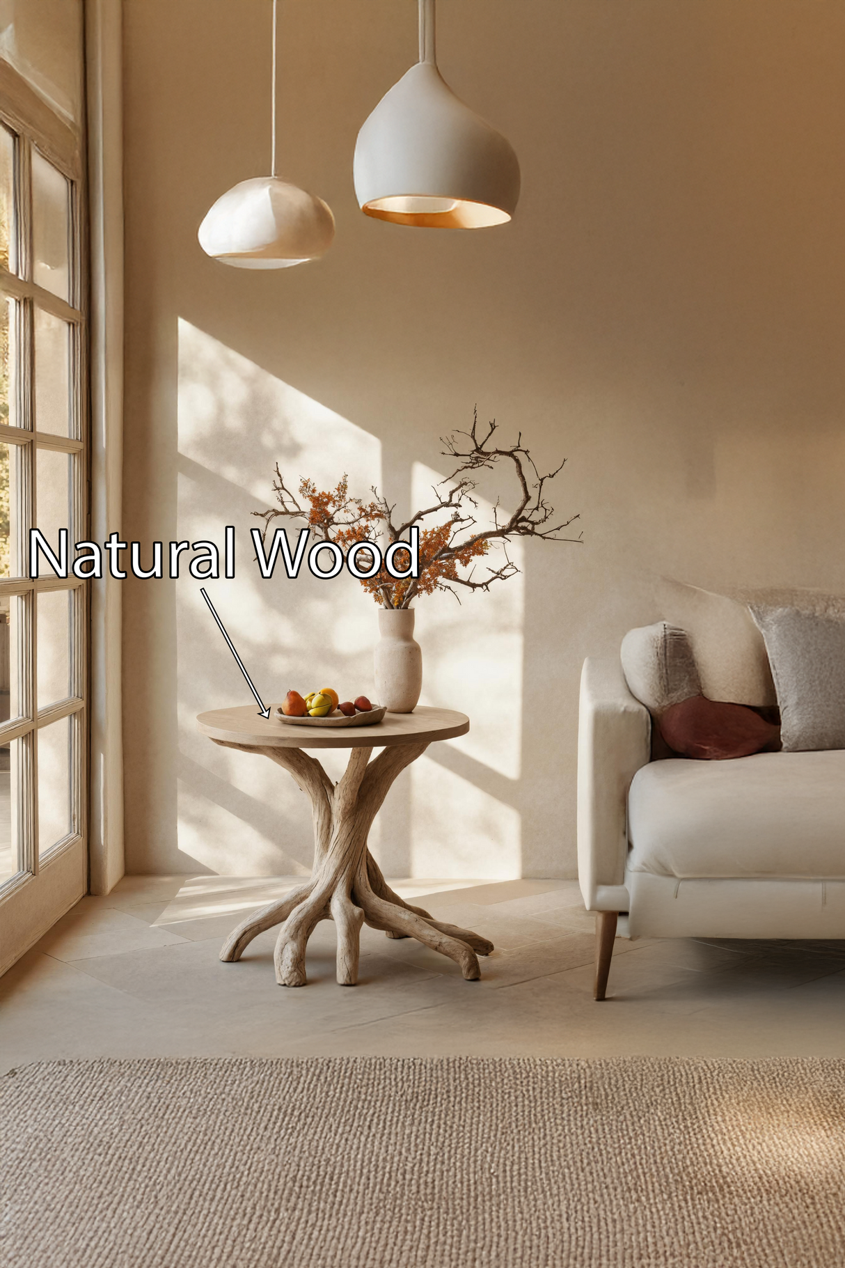 Rustic Wooden End Table For Entryway Design Functional Wall Display