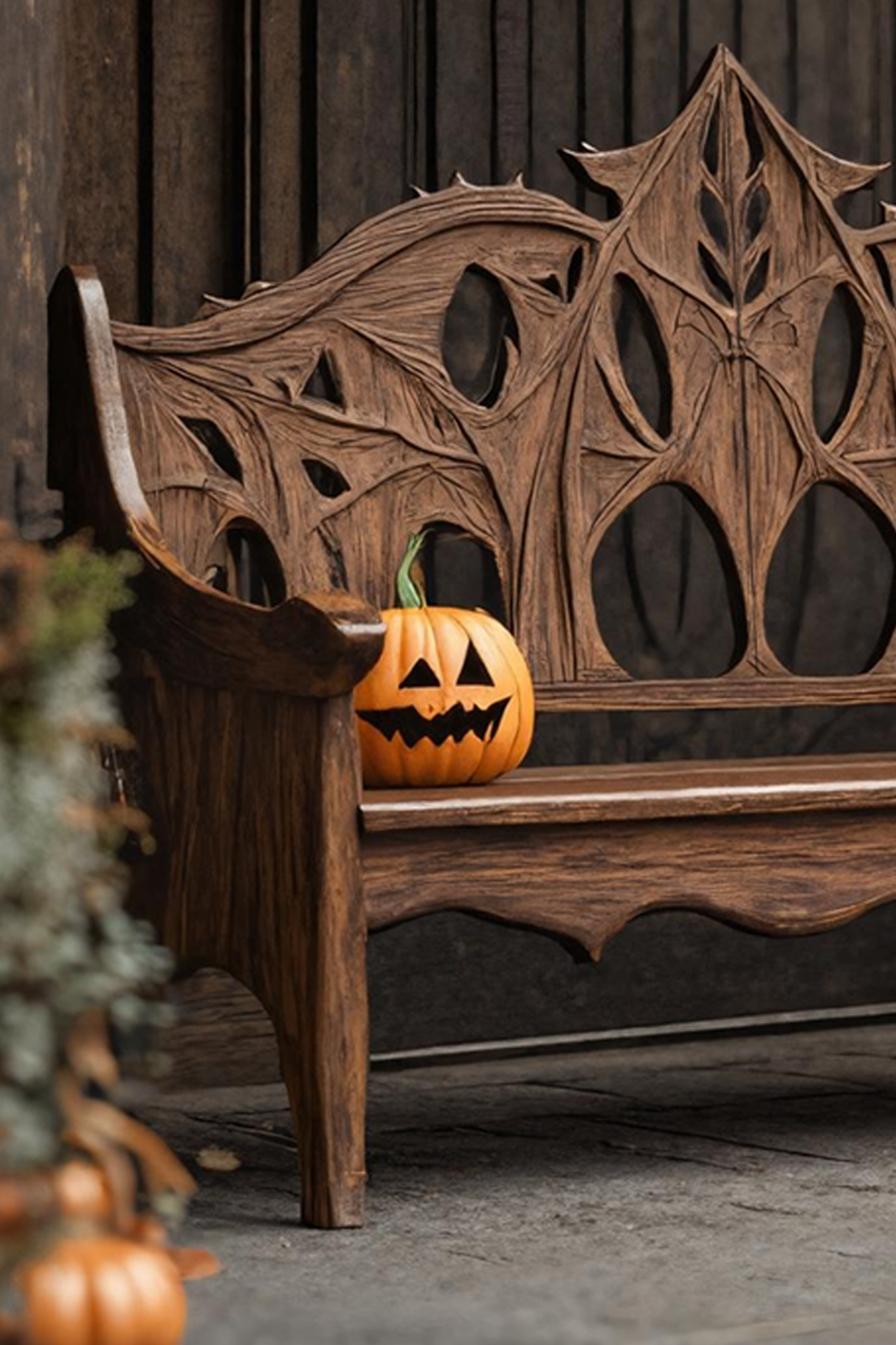 Mid Century Halloween Patio Chair For Spooky Outdoor Design