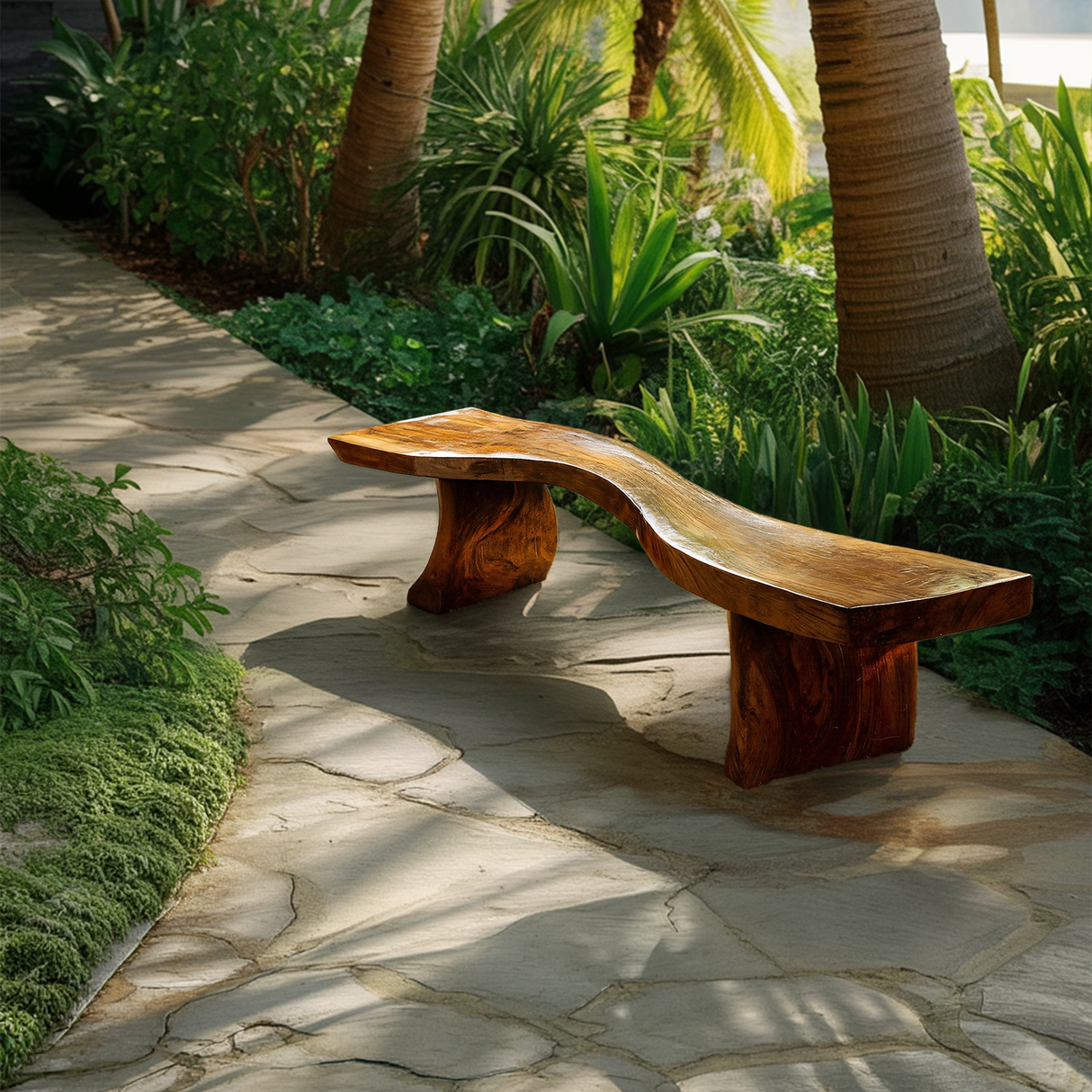 Handmade Wooden Entryway Bench For Hallway Seating