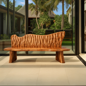 Handcrafted Rustic Wood Entryway Bench For Home Interior