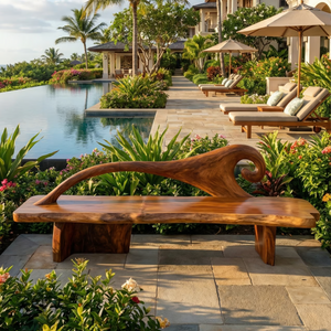 Natural Rustic Wood Entryway Bench For Home Hallway