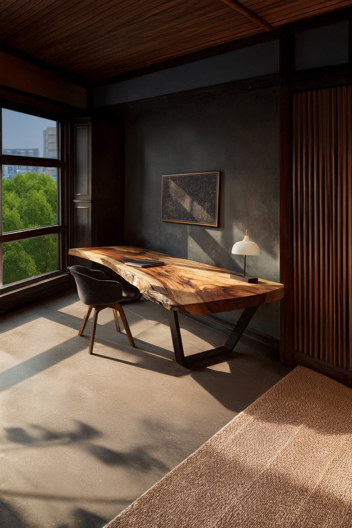 Modern Solid Wood Desk For Bedroom Furniture