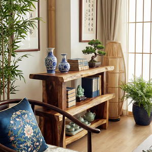 Mid Century Wood Bookshelf For Living Room Storage And Home Decor
