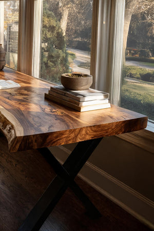 Modern Solid Wood Tabletop For Living Room Design