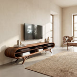 Contemporary Wooden TV Cabinet For Elegant Interior