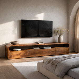 Modern Organic TV Console For Living Room