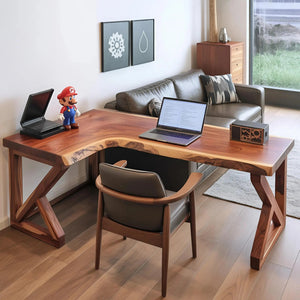 Modern L Shaped Corner Desk For Home Office Setup
