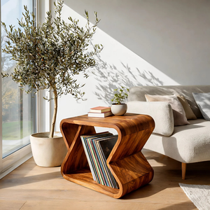 Modern Wooden Side Table For Stylish Living Room