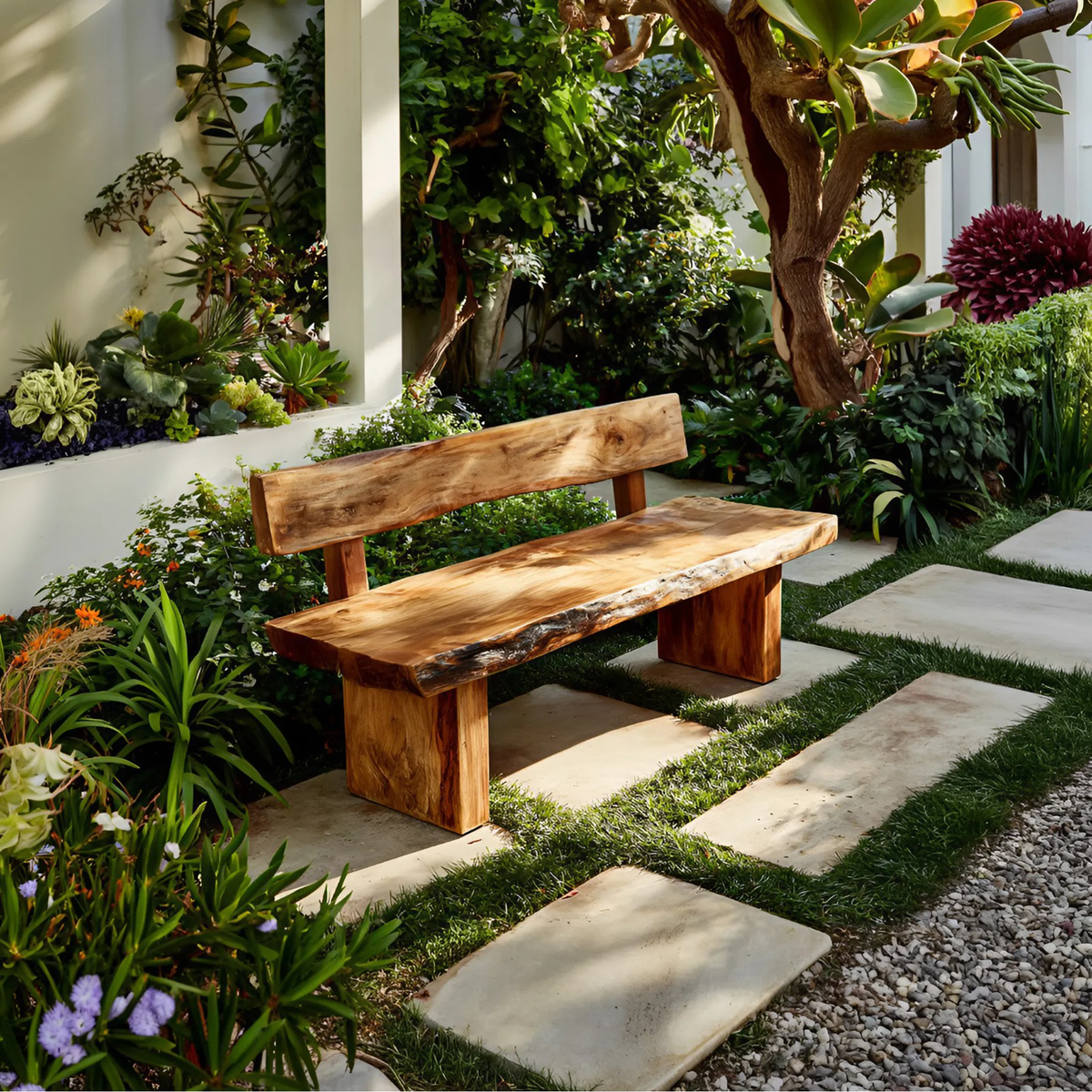 Minimal Outdoor Bench For Garden Furniture – ET Woodcrafts