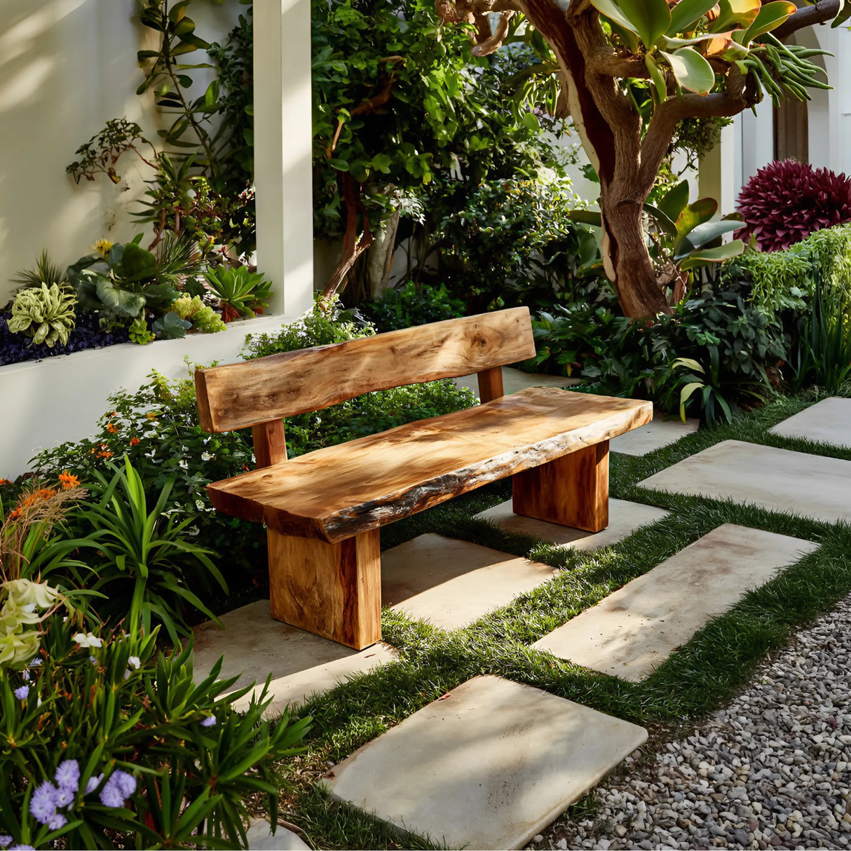 Minimal Outdoor Bench For Garden Furniture