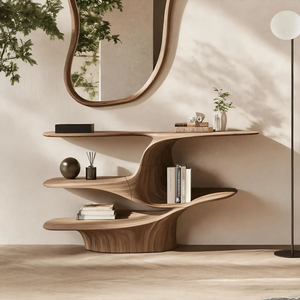 Rustic Live Edge Vanity For Bathroom Design And Storage