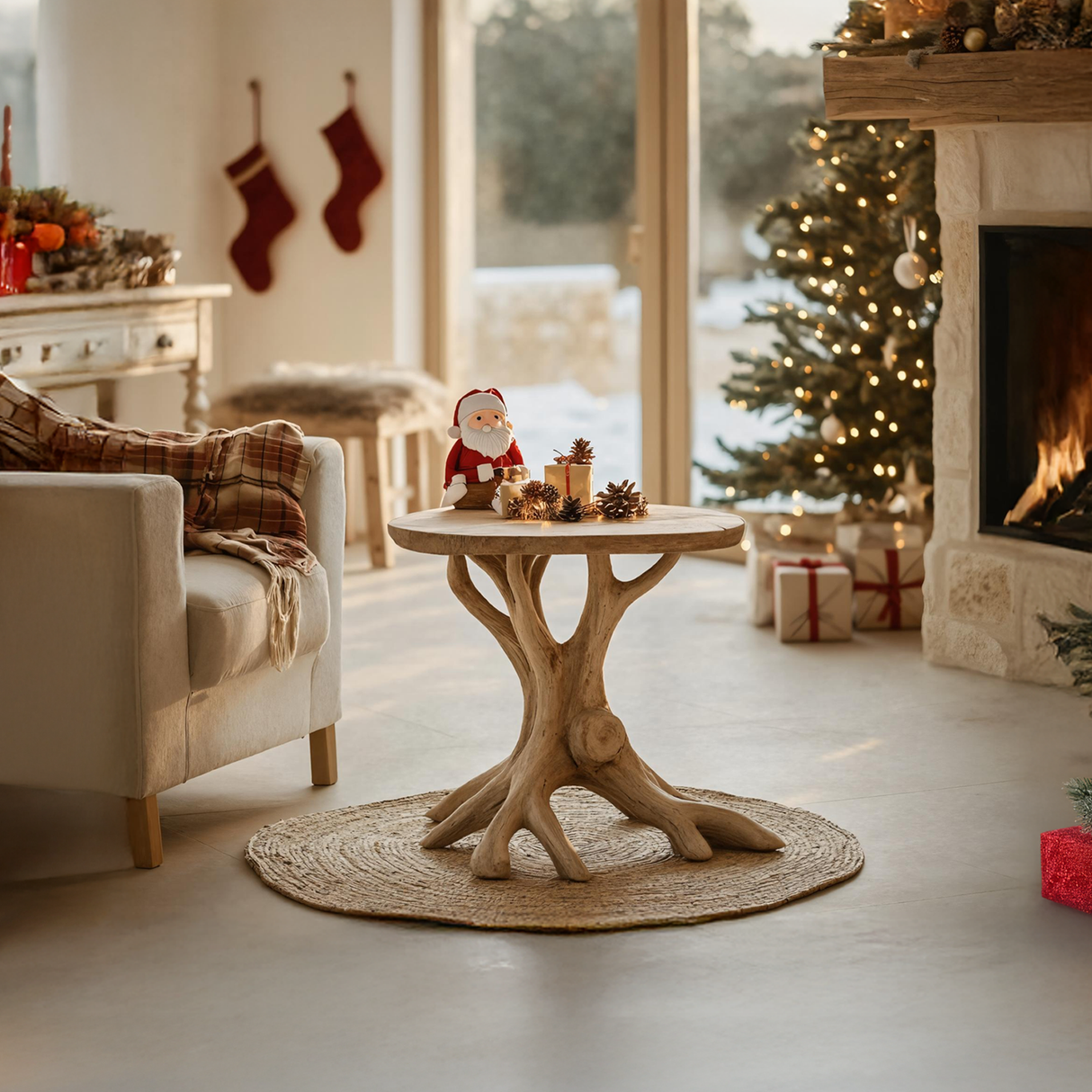 Mid Century Wooden End Table For Furniture Decor Festive Inspiration