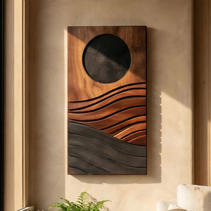 Mid Century Abstract Wall Decor For Living And Entry Accent