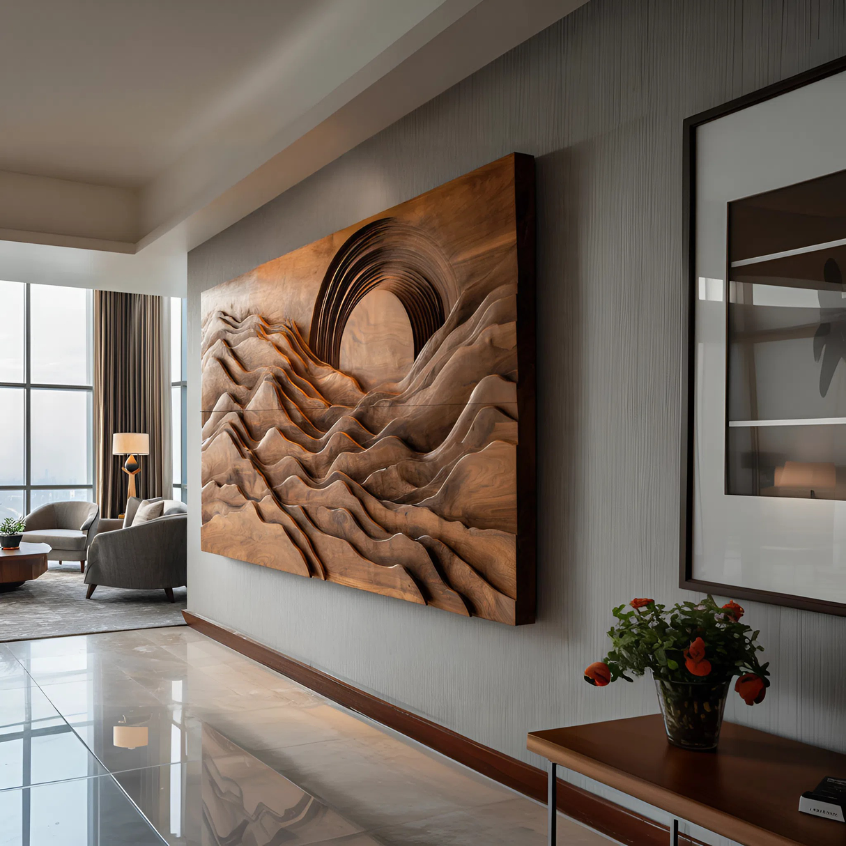 Handcrafted Wall Sculpture For Modern Home Interior