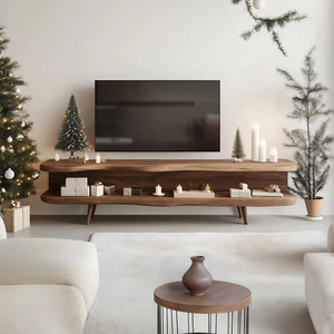 Modern Wooden TV Console For Holiday Living Room Furniture Decor