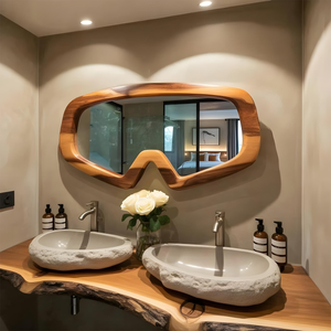 Artistic Goggle Shaped Mirror For Modern Bathroom Vanity
