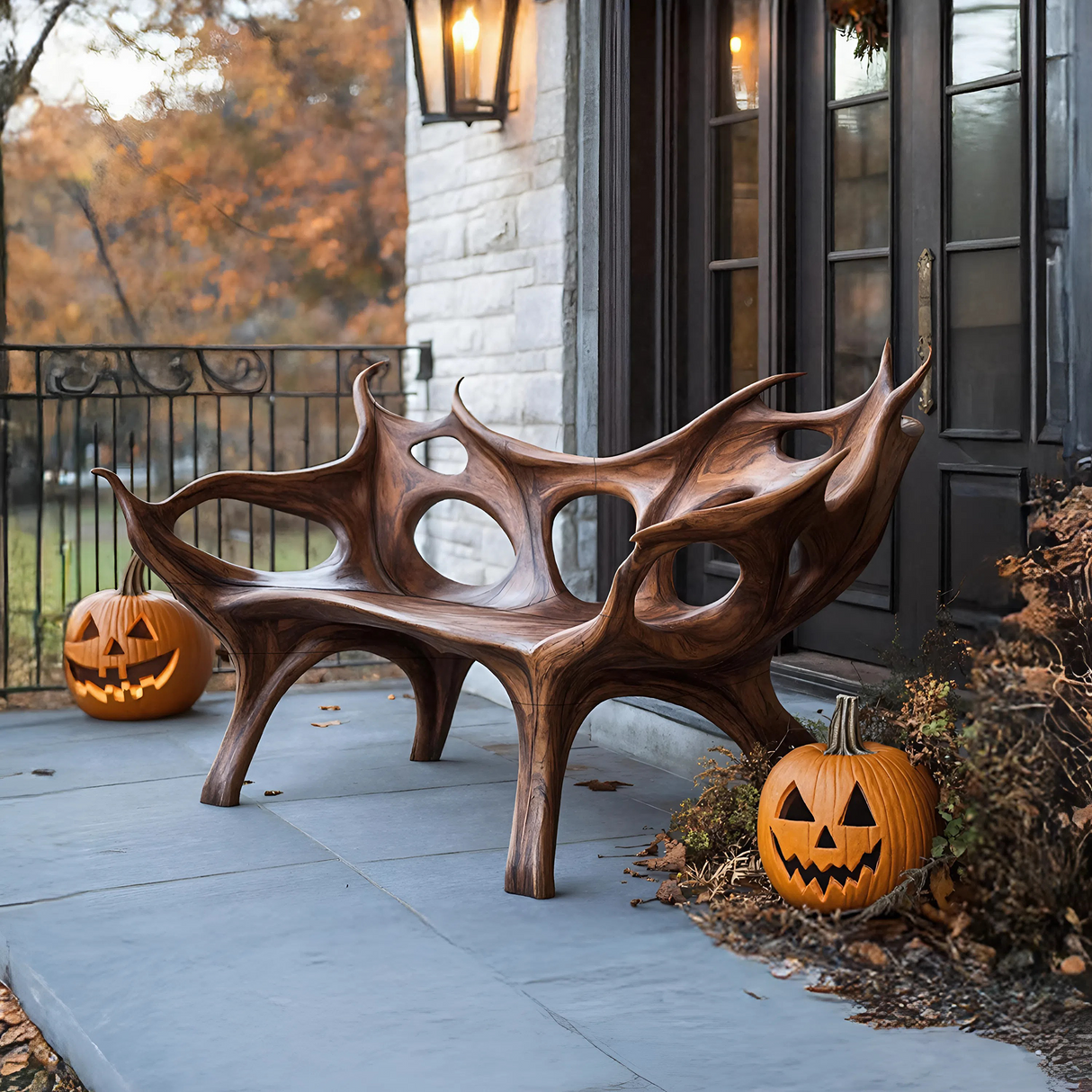 Mid Century Halloween Patio Chair For Unique Halloween Home Decor