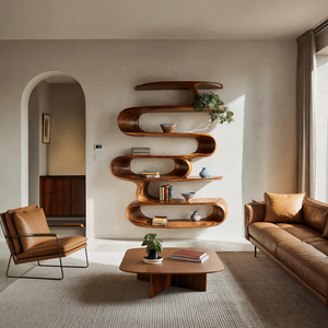 Elegant Wall-Mounted Shelf For Modern Home Decor