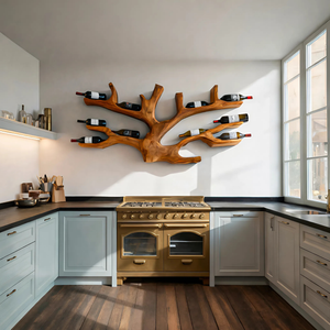 Artistic Wine Holder Wall Rack For Home Bar