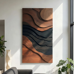 Modern Abstract 3D Wall Art For Bedroom Accent