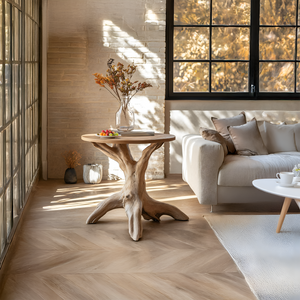 Farmhouse Wooden End Table For Furniture Decor Practical And Stylish