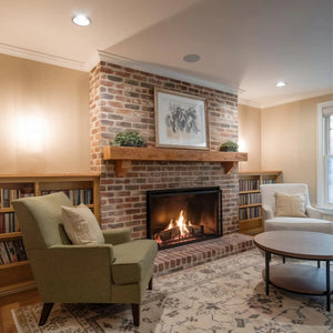 Rustic Fireplace Mantel Shelf For Living Room Cabin Decor