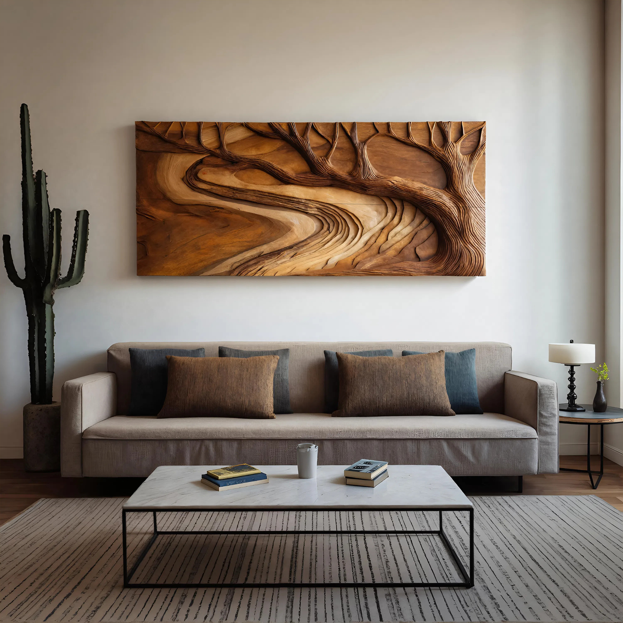 Modern Sculptural Artwork Inspired Branch For Living Decor